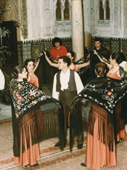 Grupo de Danzas Adolfo de Castro en sus inicios